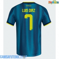 Camisa de time de futebol Colômbia Luis Diaz #7 Replicas 2º Equipamento Mundo 2026 Manga Curta